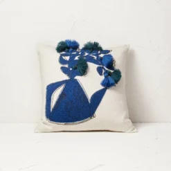 Floral Watering Pitcher Square Throw Pillow With Tassels - Opalhouse™ Designed With Jungalow™ -Opalhouse™ Shop GUEST 0906edd7 8f87 4cf0 bdf8 6d27a8556060