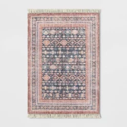Alexandra Floral Printed Border Persian Rug Blush - Opalhouse™ -Opalhouse™ Shop GUEST 13831d26 e9c0 4d66 95de 449574be25e7