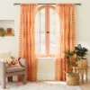 1pc Sheer Ophelia Printed Burnout Window Curtain Panel Orange - Opalhouse™ Designed With Jungalow™ -Opalhouse™ Shop GUEST 1403018d 86ae 4f43 bdb8 a45381091bf1