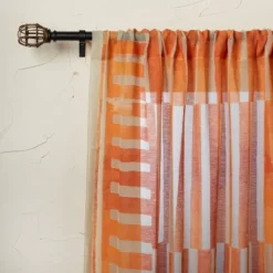 1pc Sheer Ophelia Printed Burnout Window Curtain Panel Orange - Opalhouse™ Designed With Jungalow™ 9 1pc Sheer Ophelia Printed Burnout Window Curtain Panel Orange - Opalhouse™ Designed With Jungalow™ -Opalhouse™ Shop GUEST 154e0bfa b339 41f9 9f40 0461976c9081