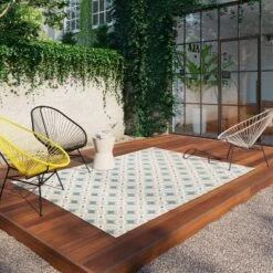 5' X 7' Quatrefoil Outdoor Rug Aqua - Opalhouse™ -Opalhouse™ Shop GUEST 1fa6f091 beb1 4fd7 b842 dadda40efd4a