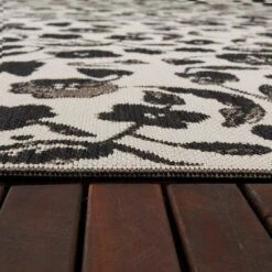 Floral Outdoor Rug Black - Opalhouse™ -Opalhouse™ Shop GUEST 2794d941 44a7 42ac 82ac 0ab33b9558f1