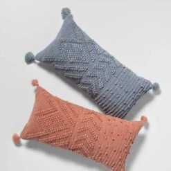 Oversize Embroidered Textured Lumbar Throw Pillow - Opalhouse™ -Opalhouse™ Shop GUEST 412a54b4 ac2e 4867 9a69 457e185d6f3e