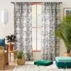 1pc 50"x84" Light Filtering Limu-Limu Leaf Jacquard Curtain Panel Gray - Opalhouse™ Designed With Jungalow™ -Opalhouse™ Shop GUEST 421dc9b8 44ac 4840 a1f4 2563587244d5