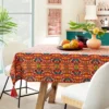 84" X 60" Cotton Calling In The Abundance Tablecloth With Tassels - Opalhouse™ Designed With Jungalow™ -Opalhouse™ Shop GUEST 4d6606e4 454e 431e bd7b fd8a5e941f4b