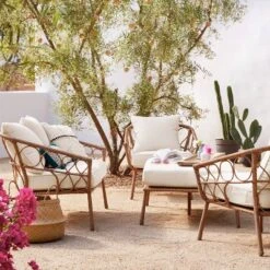 2pc Britanna Outdoor Patio Chairs, Club Chairs Natural - Opalhouse™ -Opalhouse™ Shop GUEST 6385c2ea 6b29 41a9 8f22 4a71cfddc595