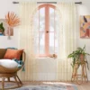 1pc 50"x84" Sheer Zig Zag Macrame Curtain Panel Cream - Opalhouse™ Designed With Jungalow™ -Opalhouse™ Shop GUEST 712f1311 7264 4d02 ada6 b2d66663db9d