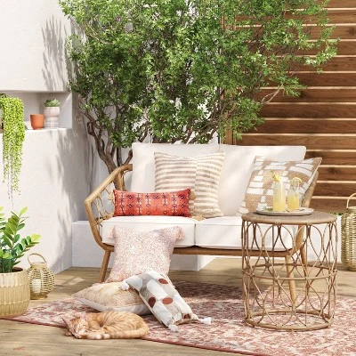 Britanna Patio Loveseat, Outdoor Furniture - Natural - Opalhouse™ 3 Britanna Patio Loveseat, Outdoor Furniture - Natural - Opalhouse™