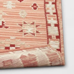 7'x10' Tapestry Rectangular Woven Outdoor Area Rug Red/Pink - Opalhouse™ -Opalhouse™ Shop GUEST 77b641b6 dcd1 40f9 b161 7be739e1e714 1