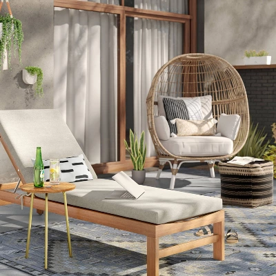 7'x10' Tapestry Rectangular Woven Outdoor Area Rug Gray - Opalhouse™ 3 7'x10' Tapestry Rectangular Woven Outdoor Area Rug Gray - Opalhouse™