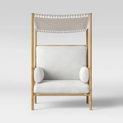 Calla Canopy Patio Accent Chair - White - Opalhouse™ 4 Calla Canopy Patio Accent Chair - White - Opalhouse™ - Image 2
