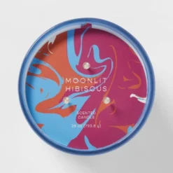 28oz Glass Moonlit Hibiscus Candle Light Blue - Opalhouse™ -Opalhouse™ Shop GUEST 9562dc6d 4e42 481c 91d9 1f68f9f8ac72