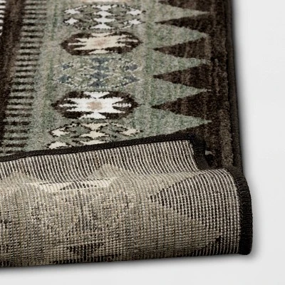 Buttercup Diamond Vintage Persian Woven Rug - Opalhouse 5 Buttercup Diamond Vintage Persian Woven Rug - Opalhouse - Image 3