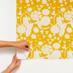 Idris Flower Wallpaper Pharaoh Gold - Opalhouse™ Designed With Jungalow™ -Opalhouse™ Shop GUEST afa3c2c7 d4a3 4da6 989a 5ea8e7d3bc25