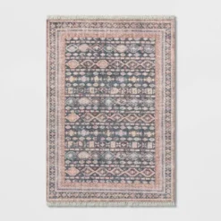 Alexandra Floral Printed Border Persian Rug Blush - Opalhouse™ -Opalhouse™ Shop GUEST b64cccec 5c26 44cb bb19 1be2036f9757