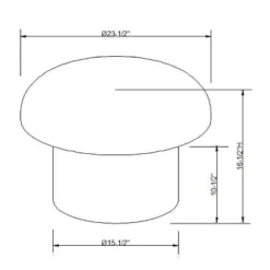 Maddalena Mushroom Stool - Opalhouse™ Designed With Jungalow™ -Opalhouse™ Shop GUEST c2878331 038a 4ac5 ad14 266eb978ce44