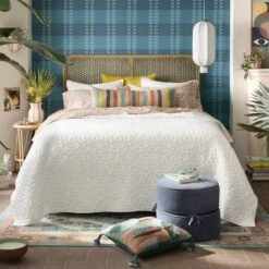 Diskus Plaid Peel And Stick Wallpaper Blue - Opalhouse™ Designed With Jungalow™ -Opalhouse™ Shop GUEST c3cb3514 8935 4a5e 9a9a 45911d0e6851