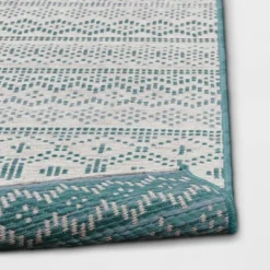 5' X 7' Tapestry Woven Outdoor Rug Aqua - Opalhouse™ 7 5' X 7' Tapestry Woven Outdoor Rug Aqua - Opalhouse™ -Opalhouse™ Shop GUEST d89b2b6c 34c5 4db7 b760 30af76ec6a4a