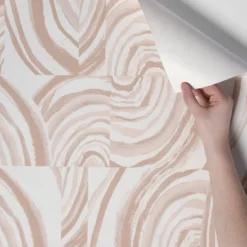 Agate Stone Peel & Stick Wallpaper Cream - Opalhouse™: Removable, Self-Adhesive, Geometric Swirl, 27.5 Sq Ft Coverage 8 Agate Stone Peel & Stick Wallpaper Cream - Opalhouse™: Removable, Self-Adhesive, Geometric Swirl, 27.5 Sq Ft Coverage -Opalhouse™ Shop GUEST e1e8e31e 853b 4c4b 8c66 55085474b2db