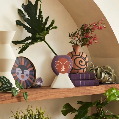 Spiral Shell Terracotta Vase Brown - Opalhouse™ Designed With Jungalow™ 3 Spiral Shell Terracotta Vase Brown - Opalhouse™ Designed With Jungalow™