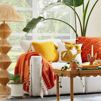 Geometric Patterned Chunky Woven Throw Blanket - Opalhouse™ Designed With Jungalow™ 3 Geometric Patterned Chunky Woven Throw Blanket - Opalhouse™ Designed With Jungalow™