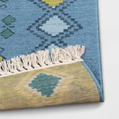 7'x10' Bright Moroccan Rectangular Woven Outdoor Area Rug Indigo - Opalhouse™ -Opalhouse™ Shop GUEST f1512d73 cd59 4071 a29a efd457754733