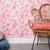 Tropical Leaves Peel & Stick Wallpaper Pink - Opalhouse™: Removable Vinyl, Botanical Leaf Pattern, Self-Adhesive, 27.5 Sq Ft Coverage 2 Tropical Leaves Peel & Stick Wallpaper Pink - Opalhouse™: Removable Vinyl, Botanical Leaf Pattern, Self-Adhesive, 27.5 Sq Ft Coverage -Opalhouse™ Shop GUEST fba2d624 77ec 47e2 a20c e206364ce587